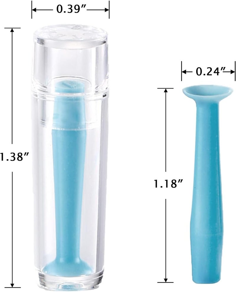 MUQING 6 Pieces Hard Scleral Lens Remover Tool for RGP, Silicone Eye Contact Lens Plunger Suction Cup - Image 2